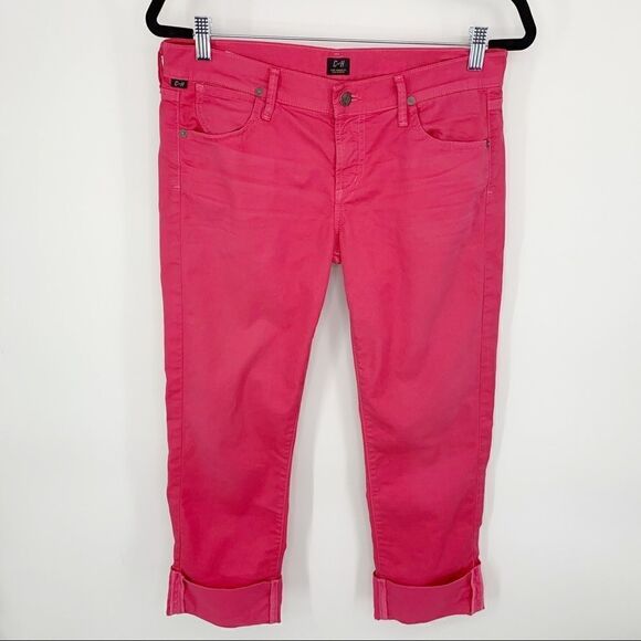 CoH Pink Dani Cropped Straight leg jeans 28 - Picture 2 of 7
